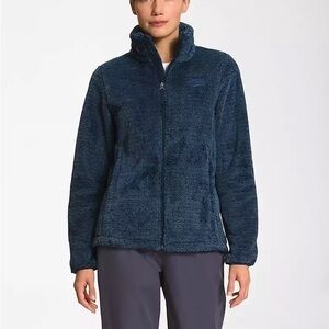 The North Face Novelty Osito Jacket Dark Blue Sherpa Full Zip Jacket Size Medium